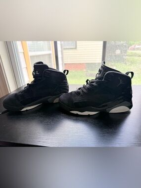 Nike Air Jordan 6 Retro Black Cat GS Youth Size 1Y All Black High-Top Sneakers